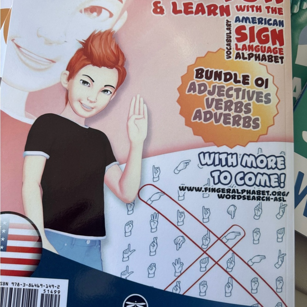 ❌SOLD❌ American Sign Language Learning Set - Picture 4 of 7